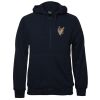 C of C Mens Full Zip Fleecy Hoodie Thumbnail