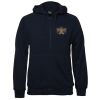 C of C Mens Full Zip Fleecy Hoodie Thumbnail