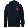 C of C Mens Full Zip Fleecy Hoodie Thumbnail