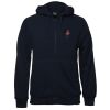 C of C Mens Full Zip Fleecy Hoodie Thumbnail