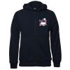 C of C Mens Full Zip Fleecy Hoodie Thumbnail