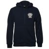 C of C Mens Full Zip Fleecy Hoodie Thumbnail