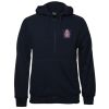 C of C Mens Full Zip Fleecy Hoodie Thumbnail